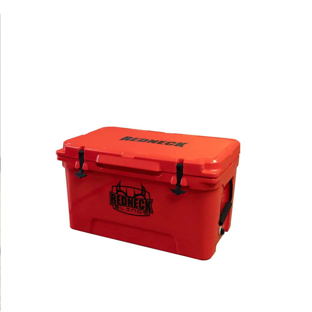65 Qt Cooler - Red w/ Redneck Logo - Image 2