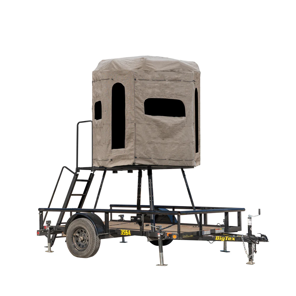 Soft Side 360° Burlap Deluxe 6X6 Ground Blind - Image 3